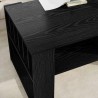Table basse Chêne noir 92 x 49,5 x 45 cm Bois d'ingénierie 624011624011