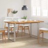 Table de salle à manger 154x80x76 cm Bois d'acacia solide 624012624012