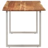 Table de salle à manger 154x80x76 cm Bois d'acacia solide 624012624012