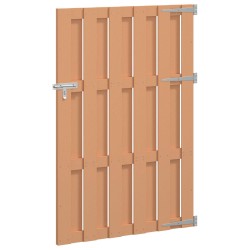 Porte de Jardin 100 x 150 cm WPC et Aluminium Marron 624015624015