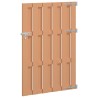 Porte de Jardin 100 x 150 cm WPC et Aluminium Marron 624015624015