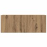 Ensemble de meuble TV mural 4 pcs chêne artisanal 624016624016