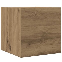 Ensemble de meuble TV mural 4 pcs chêne artisanal 624016624016
