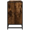 Armoire de lavabo de salle de bain chêne fumé 65x33x60 cm 624019624019