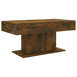 Table basse Chêne fumé 96x50x45 cm Bois d'ingénierie 624020624020