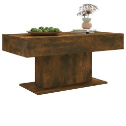 Table basse Chêne fumé 96x50x45 cm Bois d'ingénierie 624020624020
