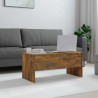 Table basse Chêne fumé 102x50,5x46,5 cm Bois d'ingénierie 624021624021