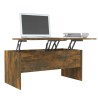 Table basse Chêne fumé 102x50,5x46,5 cm Bois d'ingénierie 624021624021