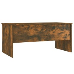Table basse Chêne fumé 102x50,5x46,5 cm Bois d'ingénierie 624021624021