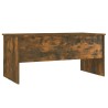 Table basse Chêne fumé 102x50,5x46,5 cm Bois d'ingénierie 624021624021