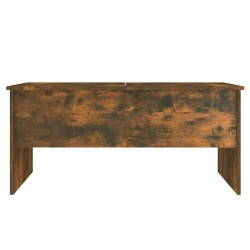 Table basse Chêne fumé 102x50,5x46,5 cm Bois d'ingénierie 624021624021