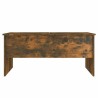 Table basse Chêne fumé 102x50,5x46,5 cm Bois d'ingénierie 624021624021