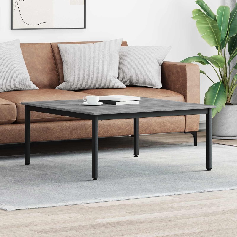 Table basse Gris Sonoma 100 x 100 x 45 cm Bois d'ingénierie 624024624024