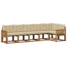 Ensemble de canapés d'extérieur 6 pcs Naturel et Beige 624054624054