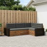 Ensemble de canapés d'extérieur 4 pcs Naturel et Anthracite 624055624055