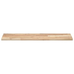 Dessus de table 100x30x2 cm rectangulaire bois massif d'acacia 624056624056