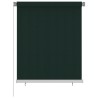 Store roulant d'extérieur 125 (l) x 140 (H) cm vert foncé HDPE 624062624062