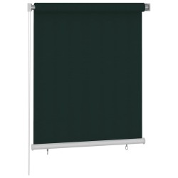 Store roulant d'extérieur 125 (l) x 140 (H) cm vert foncé HDPE 624062624062