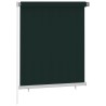 Store roulant d'extérieur 125 (l) x 140 (H) cm vert foncé HDPE 624062624062