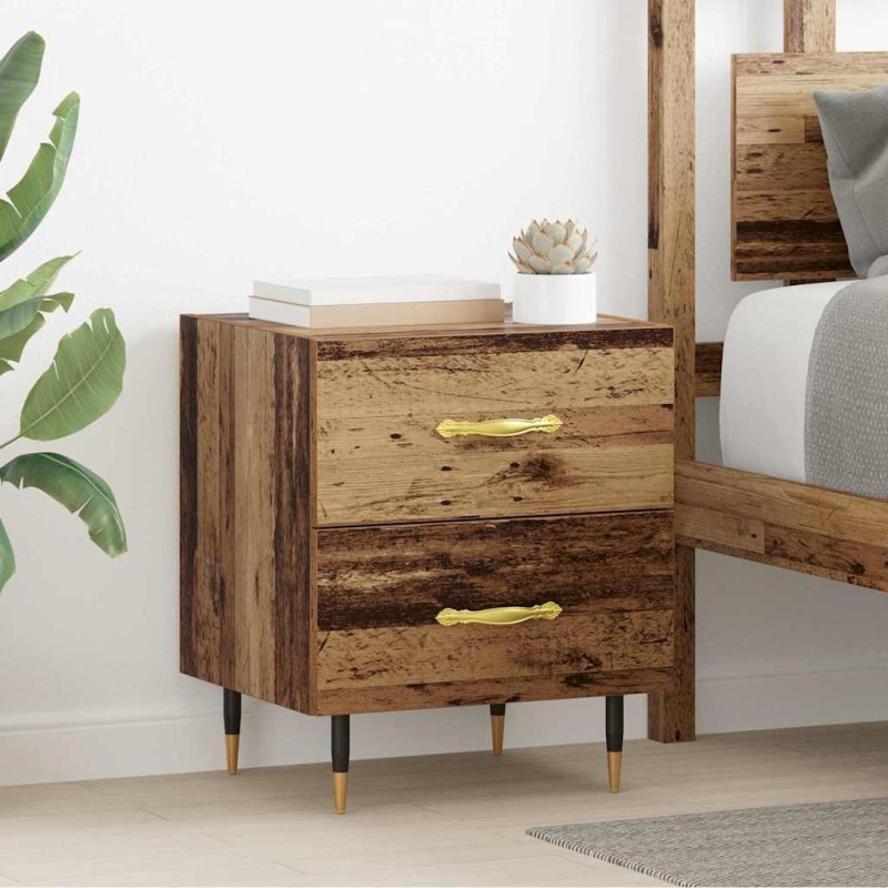 Cabinet de chevet avec tiroir Bois ancien 40 x 35 x 47,5 cm 624082624082