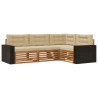 Ensemble de canapés d'extérieur 4 pcs Naturel et Beige 624088624088