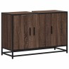 Armoire de lavabo de salle de bain chêne marron 90x33x60 cm 624106624106