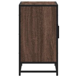 Armoire de lavabo de salle de bain chêne marron 90x33x60 cm 624106624106