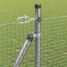 Clôture en fil soudé avec base en béton 50 x 1 m Argenté Maille 624132624132