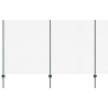 Clôture grillagée avec poteau 10 x 1,4 m Acier recouvert de PVC 624133624133