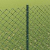 Clôture grillagée avec poteau 10 x 1,4 m Acier recouvert de PVC 624133624133