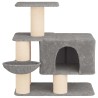 Arbre à chat avec poteaux à griffer en sisal Gris clair 96 cm 624135624135