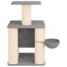 Arbre à chat avec poteaux à griffer en sisal Gris clair 96 cm 624135624135