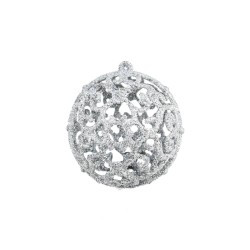 Ensemble de boules de Noël 100 pcs 3/4/6 cm Argenté 624142624142
