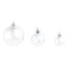 Ensemble de boules de Noël 100 pcs 3/4/6 cm Argenté 624142624142