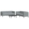 Ensemble de canapés 2 pcs gris clair tissu 624145624145
