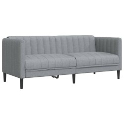 Ensemble de canapés 2 pcs gris clair tissu 624145624145