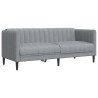 Ensemble de canapés 2 pcs gris clair tissu 624145624145