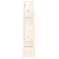Arc à Roses avec Jardinière Blanc 168,5 x 43 x 207 cm PP 624147624147