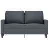 Canapé à 2 places Gris foncé 120 cm Velours 624154624154