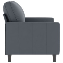 Canapé à 2 places Gris foncé 120 cm Velours 624154624154