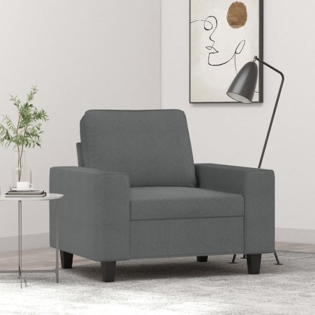 Fauteuil Gris foncé 60 cm Tissu 624158624158