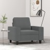 Fauteuil Gris foncé 60 cm Tissu 624158624158