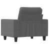Fauteuil Gris foncé 60 cm Tissu 624158624158