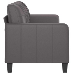 Canapé à 3 places Gris 180 cm Similicuir 624162624162