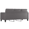 Canapé à 3 places Gris 180 cm Similicuir 624162624162