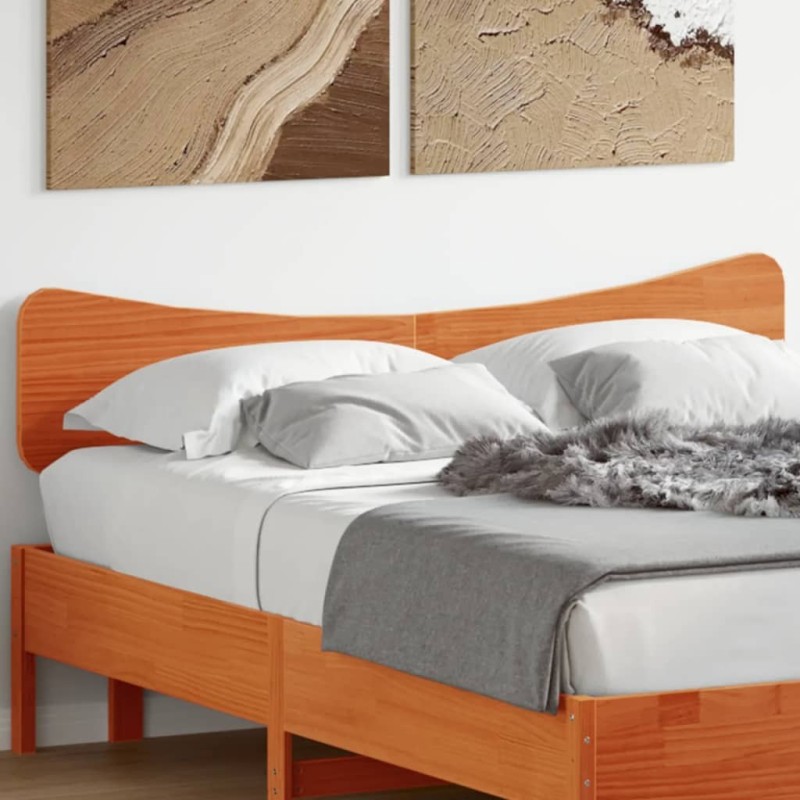 Tête de lit cire marron 150 cm bois massif de pin 624166624166