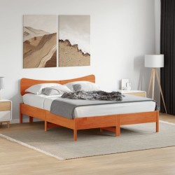 Tête de lit cire marron 150 cm bois massif de pin 624166624166