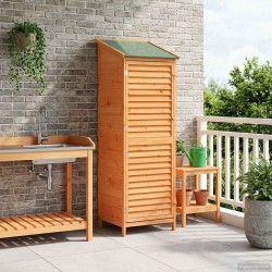 Abri de jardin Marron 59 x 56 x 176 cm Bois de Sapin Massif 624170624170