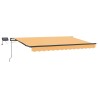 Auvent rétractable Sable 450 × 350 cm Tissu et Aluminium 624171624171