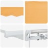 Auvent rétractable Sable 450 × 350 cm Polyester et Aluminium 624174624174